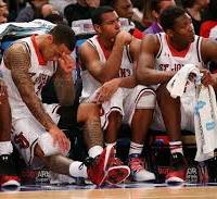 Dejected Basketball Team